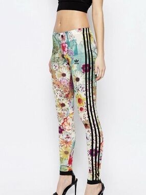 Adidas Farm Rio leggings  botanical floral print size Small
